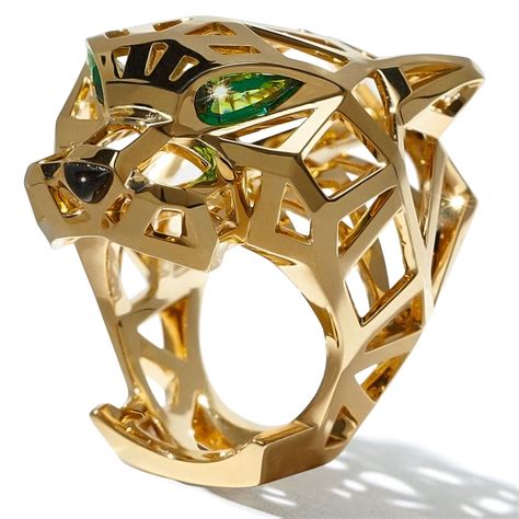 cartier mens rings ebay|cartier men's jaguar ring.